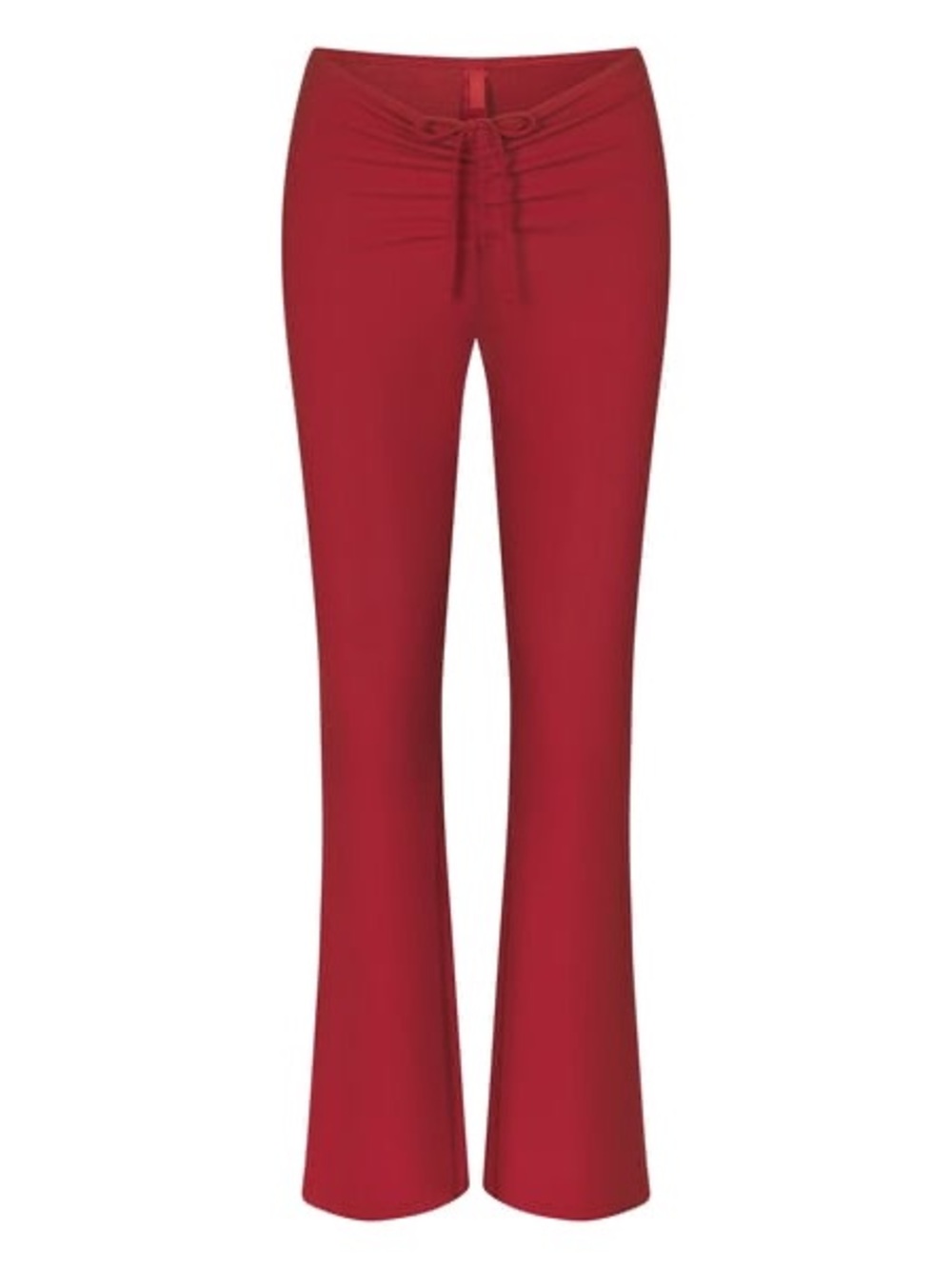 SKIMS Brick Flare Ruched Ribbed Drawstring Lounge Pants